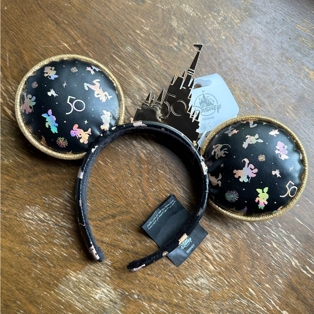 NWT Disney Parks Walt Disney World’s 50th Anniversary Minnie Ears